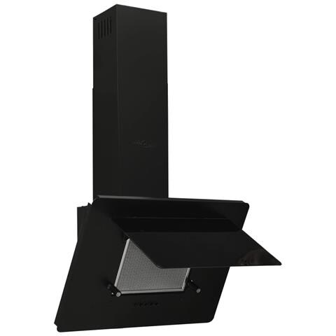 Lusso Casadino -  Cappa A Parete 60 Cm In Acciaio Inox E Vetro Temperato Nero - Foto 2