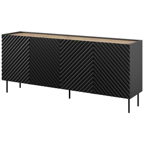 4D2SZ ONDA cassettiera 200x45x85 nero - Foto 1