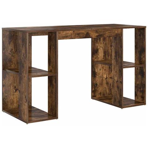 Scrivania Marrone Rovere affumicato Legno massello Media - Foto 1