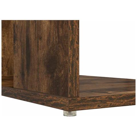 Scrivania Marrone Rovere affumicato Legno massello Media - Foto 9