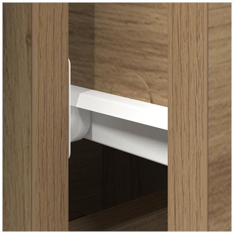 Mobile con Porte e Cassetti Rovere Artigianale 101,5x35x70 cm - Foto 9