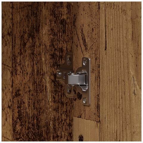 Set di mobili da bagno 3 pezzi in legno vecchio e legno ingegnerizzato - Foto 9