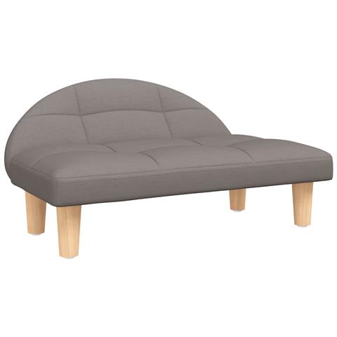 Lettino per Cani Tortora 70x52x30 cm in Tessuto - Foto 1