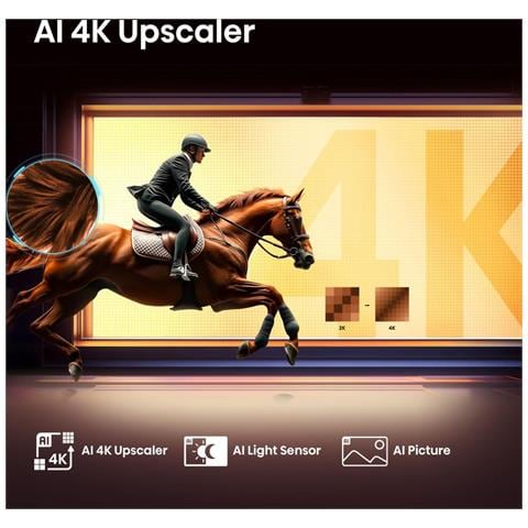 50E77Q 127 cm (50") 4K Ultra HD Smart TV Wi-Fi Nero - Foto 3