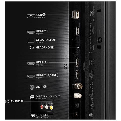 50E77Q 127 cm (50") 4K Ultra HD Smart TV Wi-Fi Nero - Foto 11