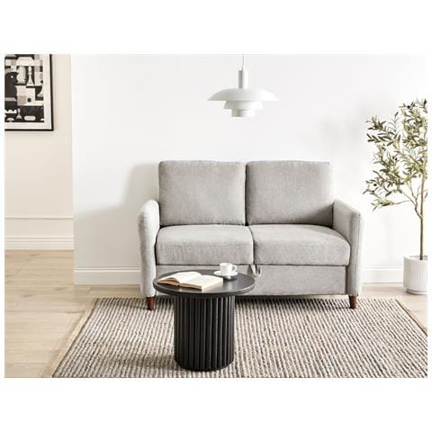 Divano 2 Posti Mare Tessuto Grigio - Foto 1