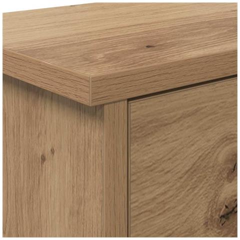 Appendiabiti a muro rovere artigianale 50 x 20 x 30 cm - Foto 9