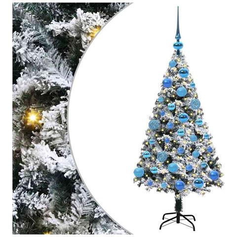 Albero di Natale artificiale con 150 LED Bianco 120 cm - Foto 1