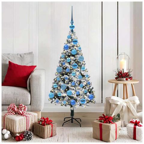 Albero di Natale artificiale con 150 LED Bianco 120 cm - Foto 2