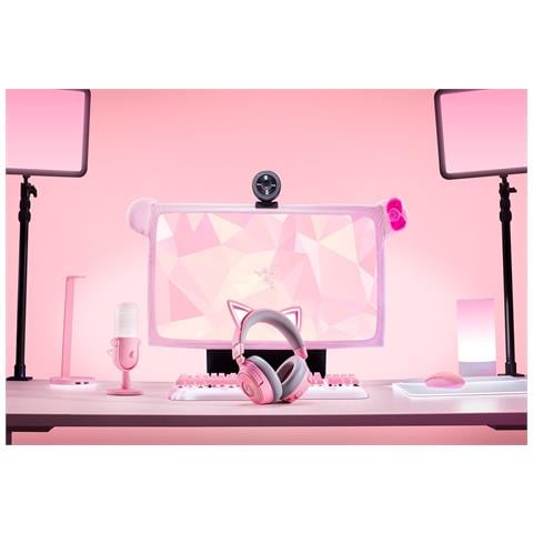 Kraken Kitty V3 Pro - Quartz Auricolare Con cavo e senza cavo A Padiglione Gaming USB tipo A Bluetooth Rosa - Foto 6