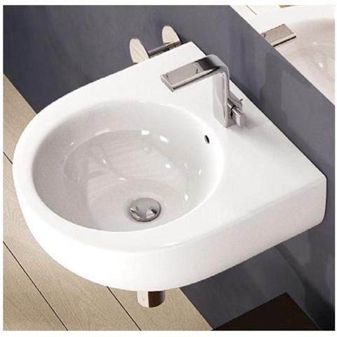 Lavabo Monoforo Sospeso O Da Appoggio   Serie Pass - 50 Cm Bianco Da Ordinare - Foto 1