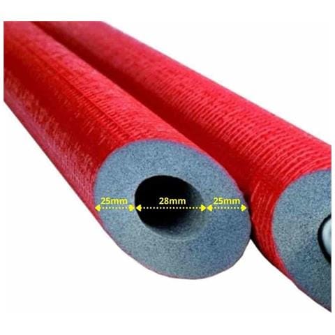 Isolamento Tubi Flessibile 2m  Ø 28mm  25mm  Per Riscaldamento E Sanitari - Foto 1