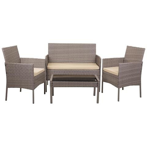 Set Tavolo Grigio, Divano E 2 Poltrone - Foto 1