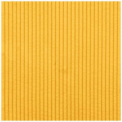 Cuscino per Schiena Giallo Chiaro 100 x 50 cm Tessuto in Cords - Foto 9