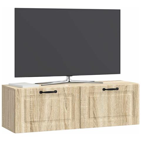Mobile Porta TV da Muro Rovere Sonoma 98 x 31 x 30 cm - Foto 2