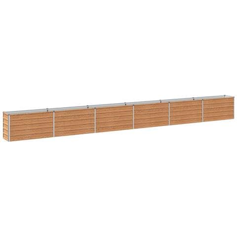 Letto rialzato da giardino Marrone legno 600 x 40 x 55 cm - Foto 1