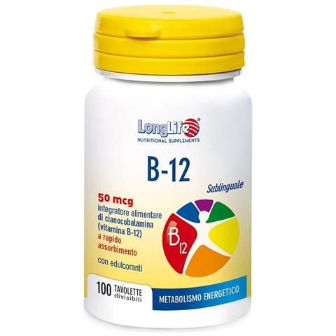 B12 50MCG Sublinguale 100 Tavolette - Foto 1