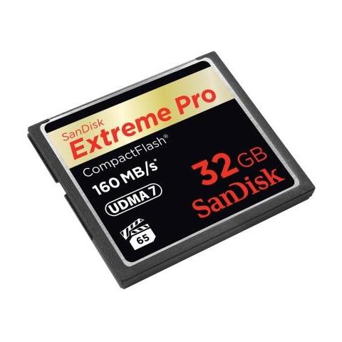 32GB Extreme Pro CF 160MB / s, 32 GB, CompactFlash (CF), 160 MB / s, -25 - 85 °C, -40 - 85 °C, 4,3 cm - Foto 2