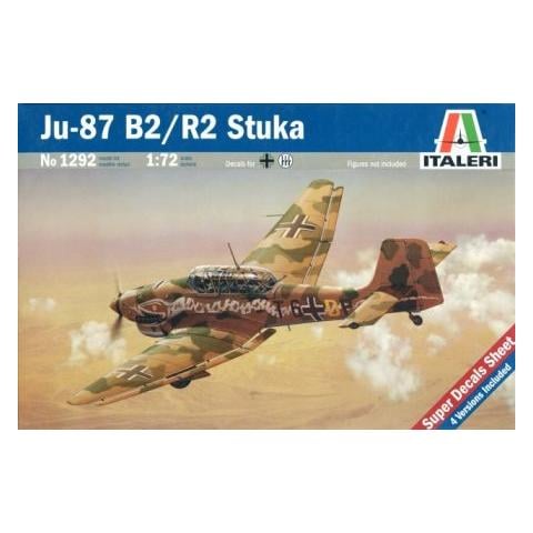 Kit 1:72 Aereo Junkers JU 87 B2 Stuka 1292S - Foto 1