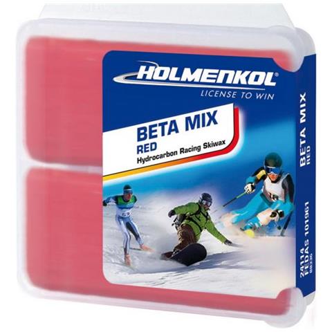 Holmenkol Betamix Red Wax Sciolina Caldo Rossa -4 / -14 - Foto 1