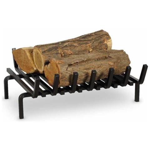 Brucialegna Brace Rialzata In Ferro Battuto 51x45x18cm Per Camino E Caminetto - Foto 1