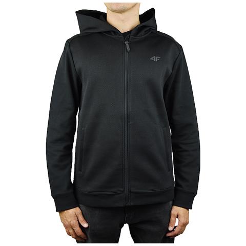 Men Hoodie X4z18-blm201blk, Uomo, Nero, Felpa, Numero: S - Foto 1