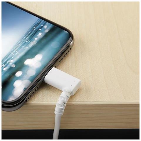 . com Cavo Usb Angolare A Lightning - Conforme Apple Mfi Da 1m Bianco - Foto 6