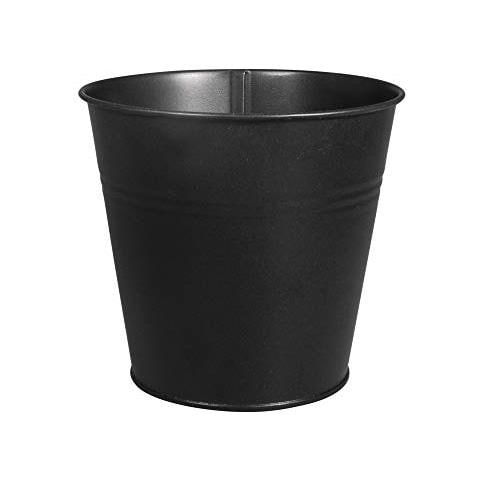 Bicchiere In Metallo Nero Ø 13 X 12 Cm - Foto 1