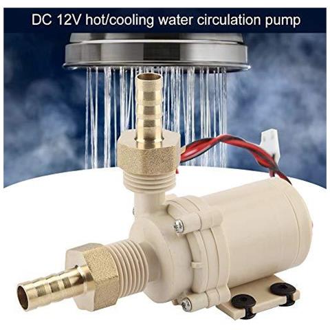 Dc 12v Solare Pompa Ad Acqua Calda Raffreddamento Pompa Di Circolazione Dellacqua - Foto 4