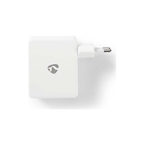 WCHAU481AWT Caricabatterie per dispositivi mobili Smartphone, Tablet Bianco AC - Foto 1