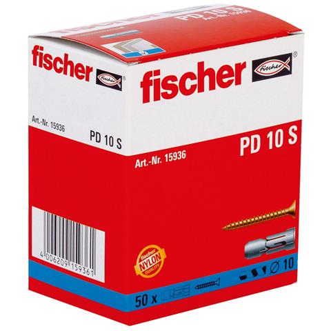 15936 ancoraggio a vite e tassello 50 pz Tassello a muro 28 mm - Foto 4