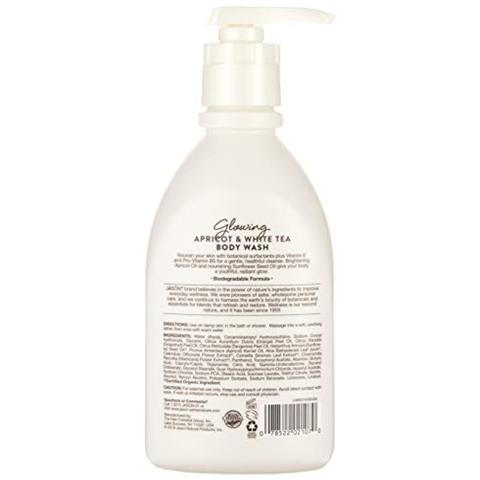 Jason Natural Body Wash & Shower Gel, Albicocca Luminosa E Tè Bianco, 30 Oz - Foto 4