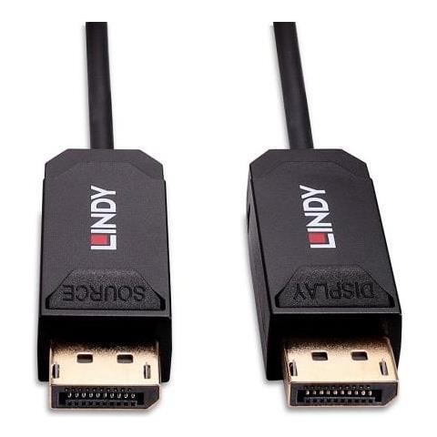 38522 Cavo Displayport 10 M Nero (20m Fibre Optic Hybrid Dp 2.0 Uhbr1) - Foto 2