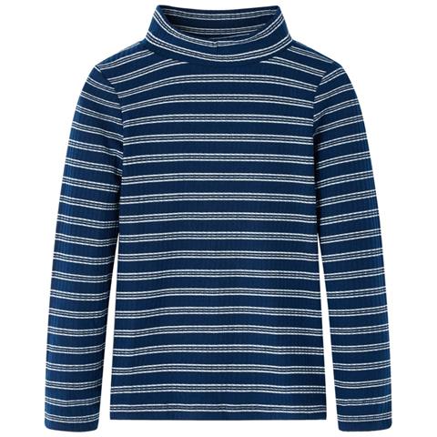 Maglietta Da Bambina A Maniche Lunghe Blu Marino 116 - Foto 1