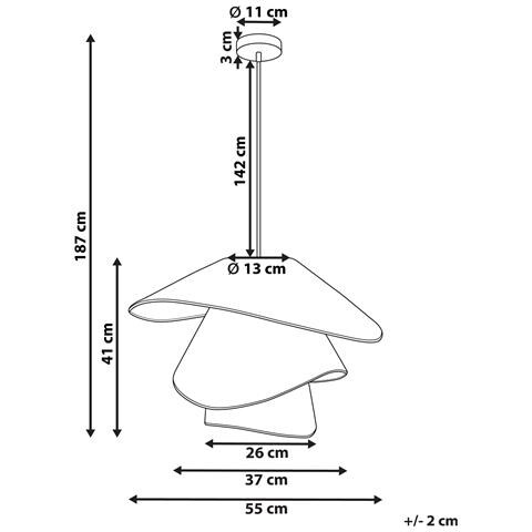 Lampadario Bedas Iuta Naturale - Foto 14