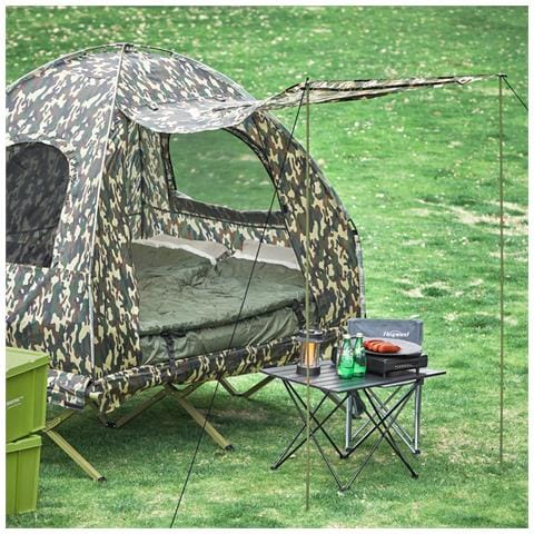 Brandina Pieghevole Campeggio Tenda Da Campeggio Con Materasso Multicolori 193x145x178cm Ogs61-l-tn - Foto 2