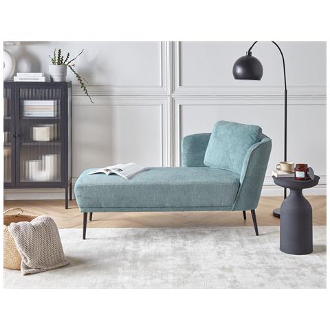Chaise Longue Versione Destra Artheze Tessuto Blu - Foto 1