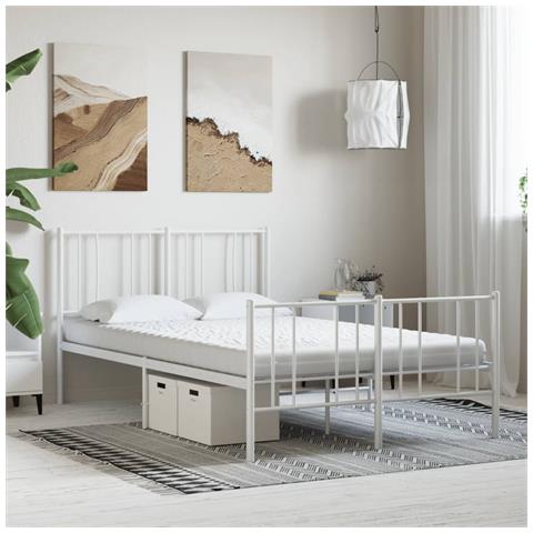 Materasso In Schiuma Bianco 140x220 Cm 7 Zone Durezza 20 Ild - Foto 2