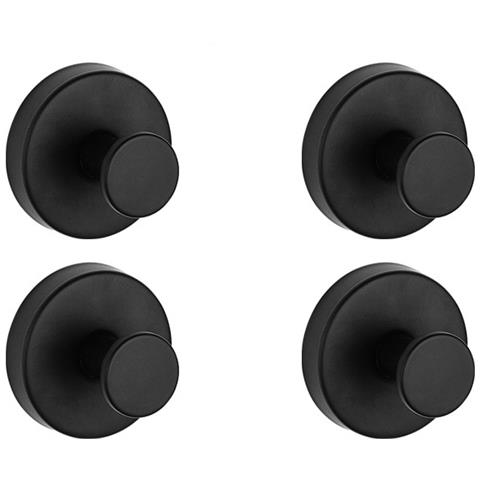 Ganci Da Parete Con Ventosa, Confezione Da 4 Black - Foto 1