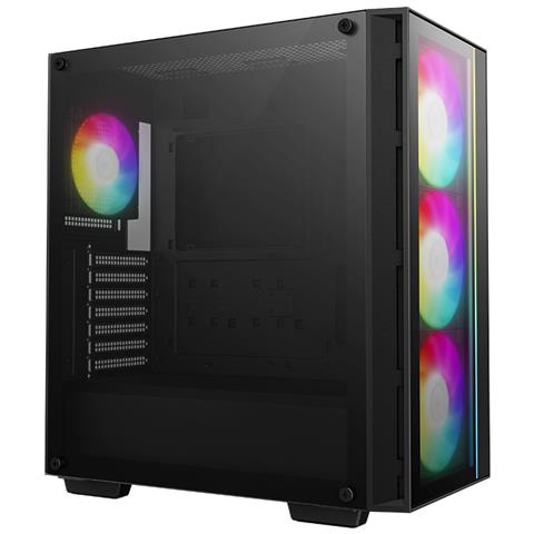 Case MATREXX55 V4 C Midi Tower ATX /micro ATX /Mini-ITX 2xUSB 3.2 Colore Nero (Finestrato) - Foto 2