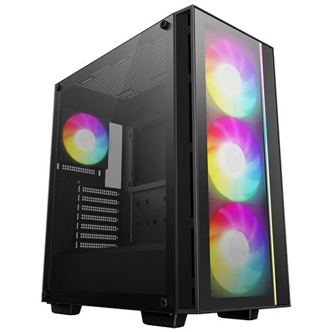 Case MATREXX55 V4 C Midi Tower ATX /micro ATX /Mini-ITX 2xUSB 3.2 Colore Nero (Finestrato) - Foto 1