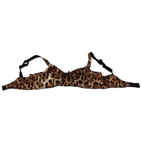 Intimo Reggiseno Da Donna Leopardato Marrone - It2 - S - Foto 4