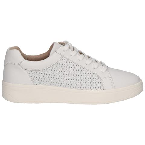 Leisure Trainers White Nappa Sneakers Pelle Scarpe Donna Bianco Eu 36, 9-23300-42-102 - Foto 2