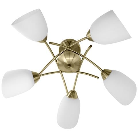 AJE-NIKITA 5P Patyna illuminazione da soffitto E27 200 W - Foto 2