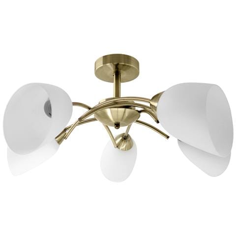 AJE-NIKITA 5P Patyna illuminazione da soffitto E27 200 W - Foto 1