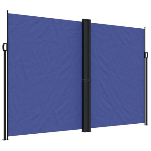 Tenda Da Sole Laterale Retrattile Blu 220x1000 Cm - Foto 2