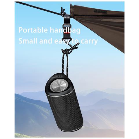 Altoparlante Bluetooth Wireless Nero Ebs-609 Con Luce Rgb - Foto 2