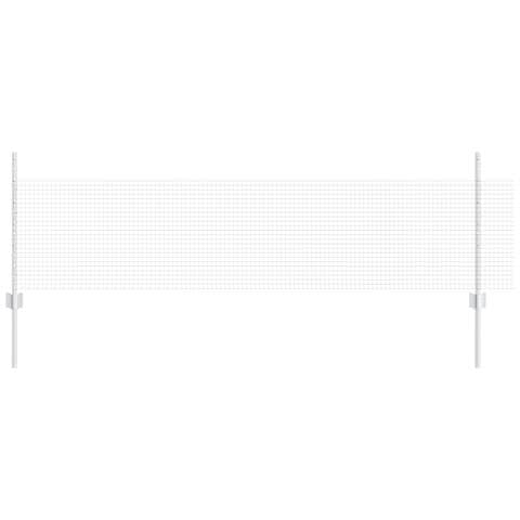 Recinzione in Filo Saldato con 5 Pannelli Argento 0.5x100 m Acciaio - Foto 1