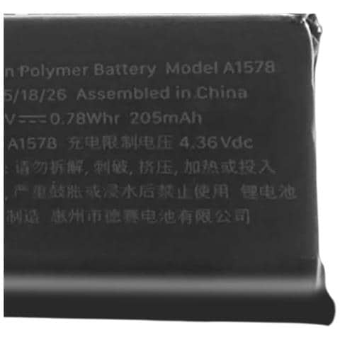 Batteria Di Ricambio Per Apple Watch 38mm Li-polymer 3,8v 205mah 0,78 Wh - Foto 4