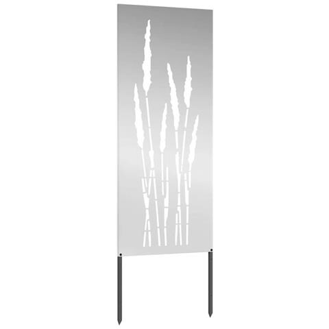 Pannello Decorativo da Giardino Argento 50 x 140 cm - Foto 1